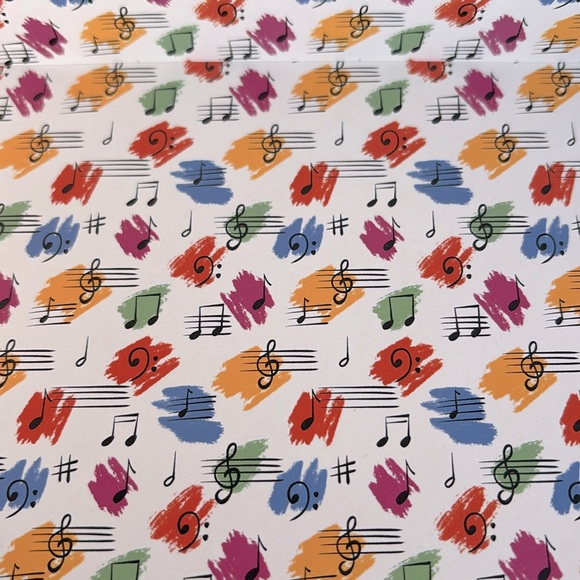 Music Notes and Terms along with Treble and Base Clefs NESTING BOX - metal lock - Picture 8 of 14